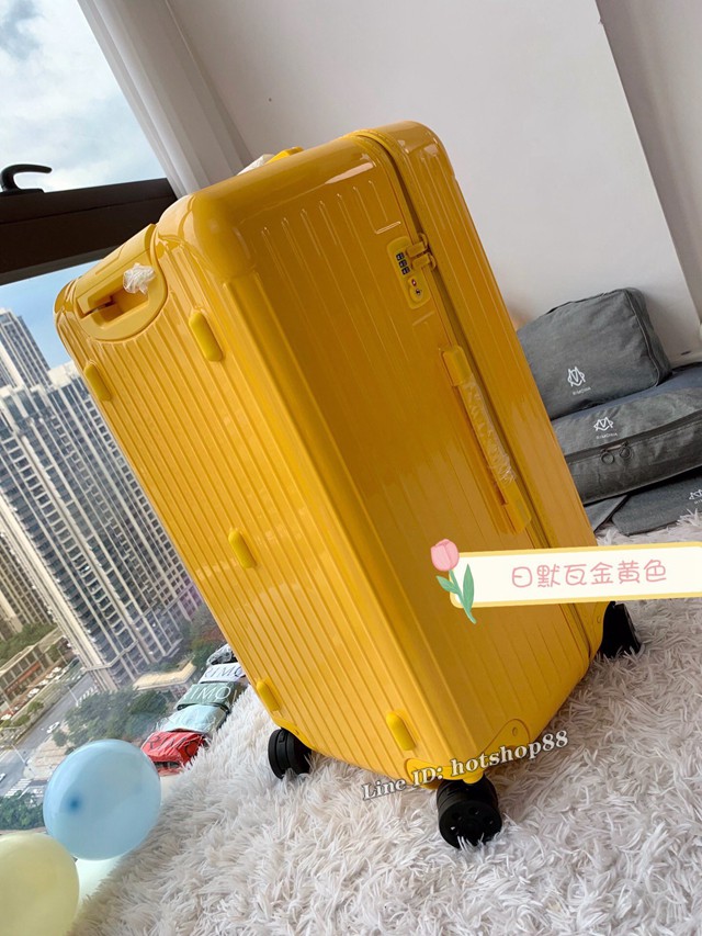 RIMOWA行李箱四輪拉杆箱 日默瓦Trunk方胖子運動版pc款TFBOYS易烊千璽代言彩色行李箱 gdx1533